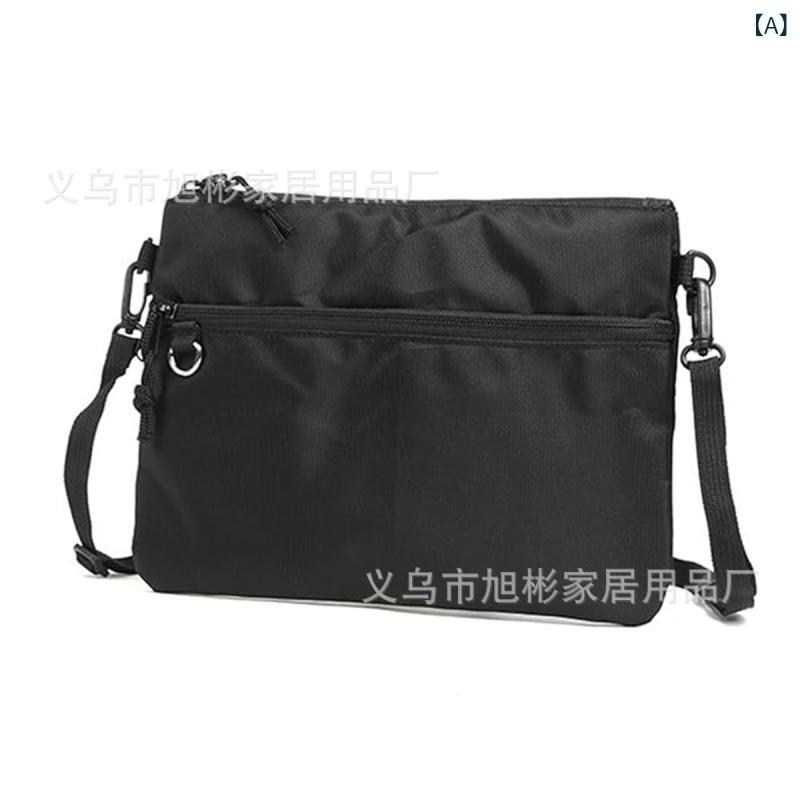 メンズ ショルダーバッグ 斜めがけ 鞄 男性用 カジュアル スポーツ アウトドア ウエストバッグ ポリエステル 撥水 減圧 ブラック カーキ グレー(x5)