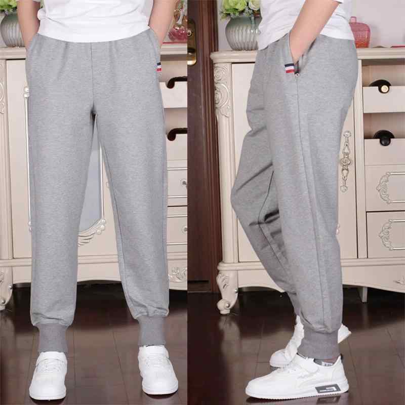 赤ちゃん服 スウェットパンツ お坊っちゃん 編み物 ロングズボン下 薄墨色 年月冬 運動競技 B類 綿織物80%(x4)
