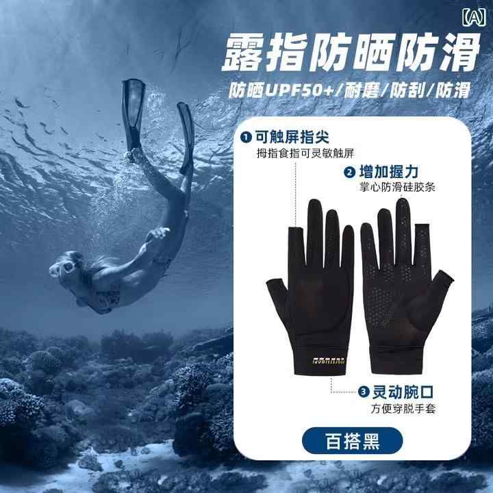 飛び込み競技 地球儀 労働者階級 遣りくち 波乗り 水泳ぎ シュノーケリング 生あたたかい とり備える 運動競技用 日焼押しとどめる 耐 切りはなす性 指なし グローブ