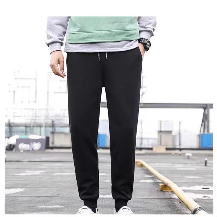 パンツ メンズ 男性用 スウェットパンツ 秋冬 裾絞り コットン 混紡 リラックス ルーズ カジュアル