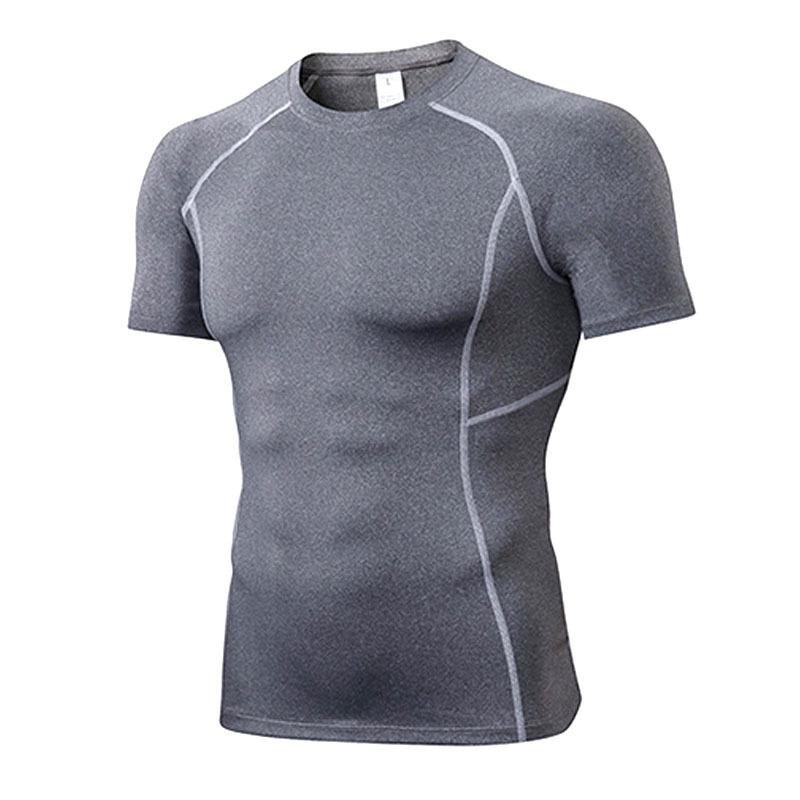 Tシャツ メンズ トレーニングウェア スポーツウェア ジム ウェア 男性用 トップス 半袖 ポリエステル 高弾性 吸湿速乾 無地 白/赤/グレー/黒/青