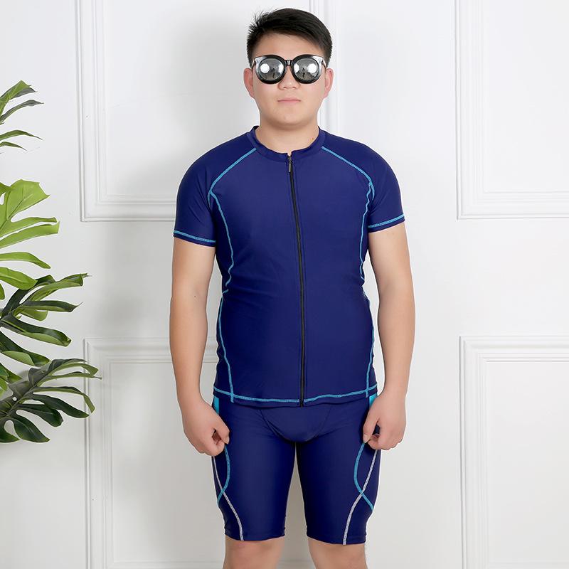 水着 メンズ 男性用 セパレート スイムウェア スイミングパンツ ハーフパンツ ラッシュガード UVカット 日焼け防止 速乾 練習用 フィットネス ジム 競泳用 ブラック ネイビー 大きいサイズ