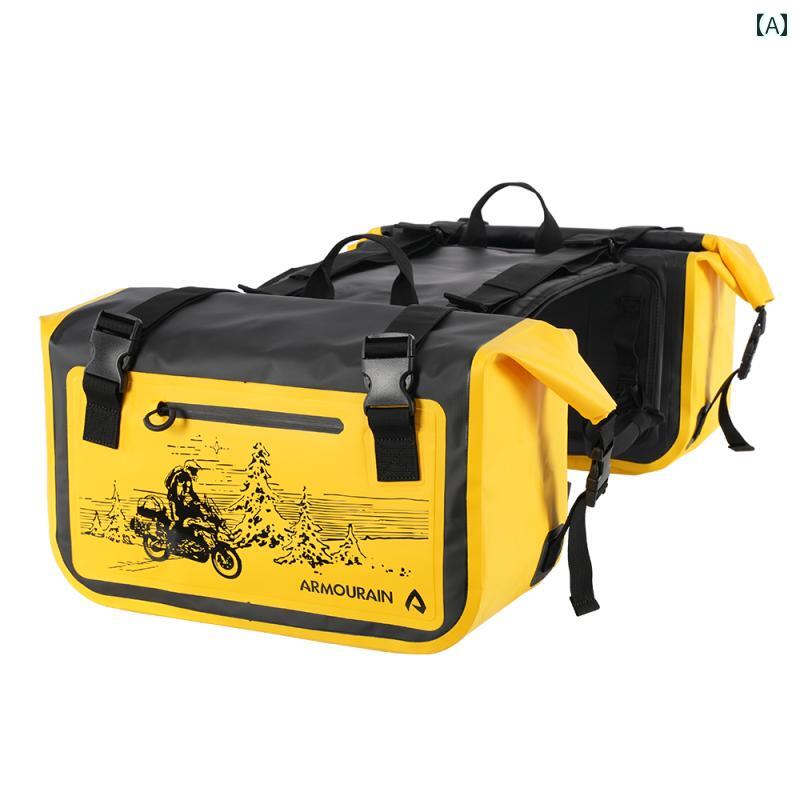 バイク サイド バッグ 防水 パッキングバッグ 30 L サドルバッグ ヘルメット 後部 座席 吊り下げ 旅行 用品.カラフルカラーオシャレ｜LINEAR shop