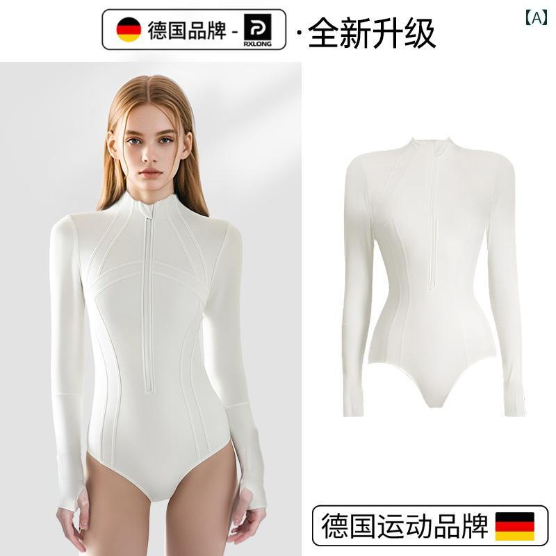 ドイツ - RXL / 2025 ダイビング スーツ クラゲ レディース シュノーケリング 水着 サーフィン 水泳 日焼け防止 速乾 ウェットスーツ
