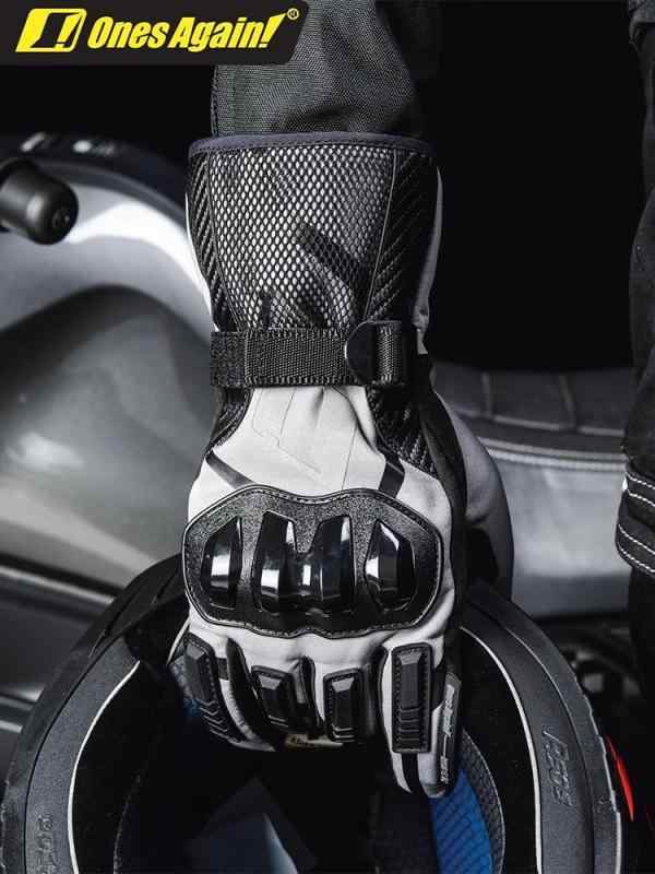手袋 バイク用手袋 男性用 防寒グローブ 防水 防風 厚手 裏起毛 スマホ対応 滑り止め付き 自転車 通勤 通学 アウトドア ブラック レッド グレー