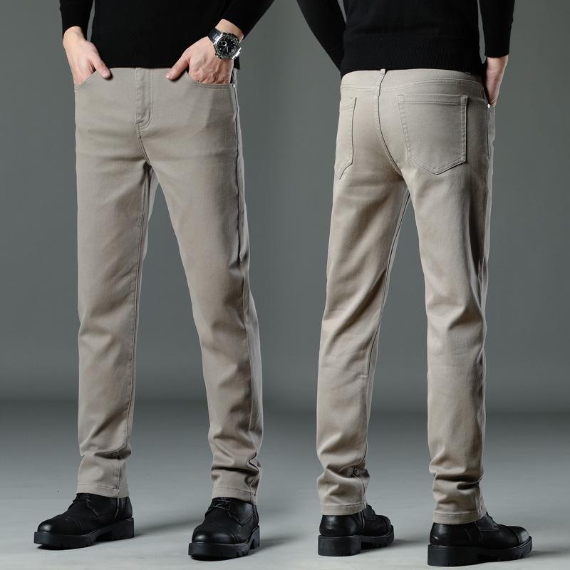 パンツ メンズ 男性用 小直筒 ストレッチ ズボン 7分丈 9分丈 ロングパンツ カジュアル 通勤 無地 シンプル ポケット 4,723円