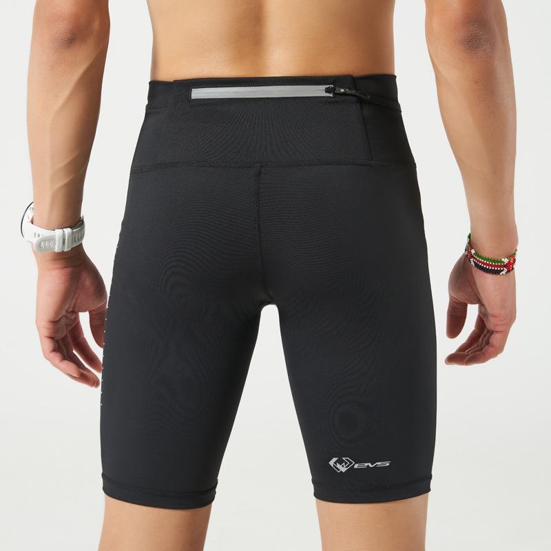 パンツ 男性用 ランニング ウェア スポーツ レギンス スパッツ 5分丈 ショートパンツ コンプレッション トレーニング ジム 伸縮性 黒
