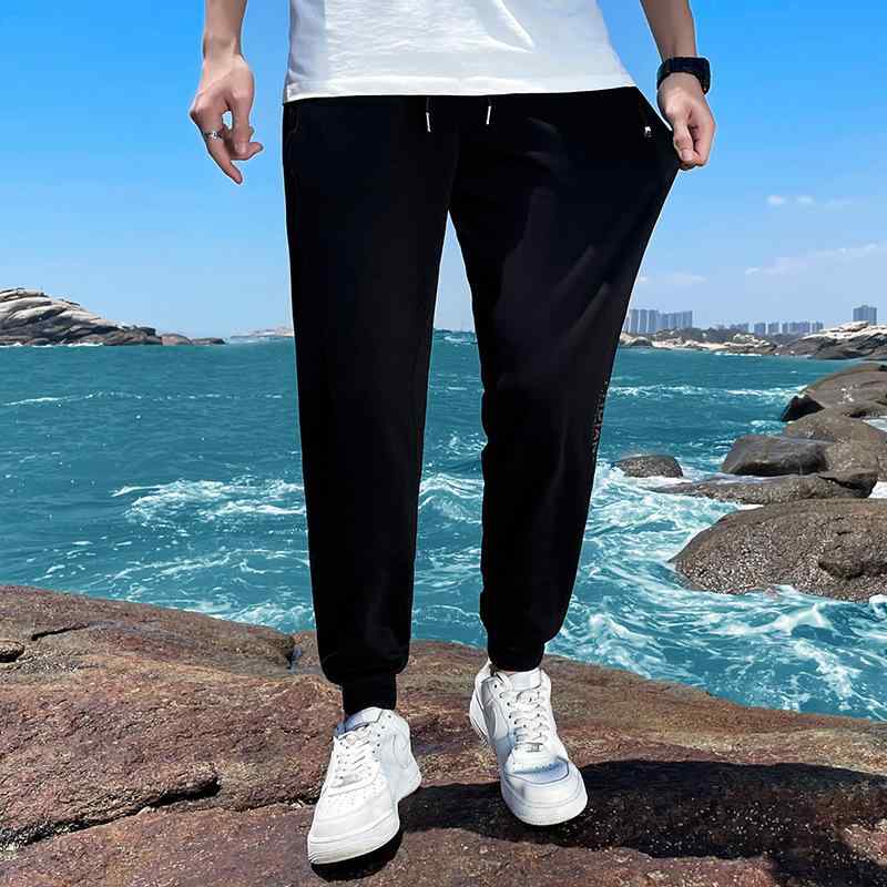 スポーツ メンズ 伸縮性 ズボン パンツ 男性用 ロングパンツ スキニーパンツ レギンスパンツ 運動着 ルームウェア アウトドア 高身長 ブラック グレー 秋(x2)｜LINEAR shop