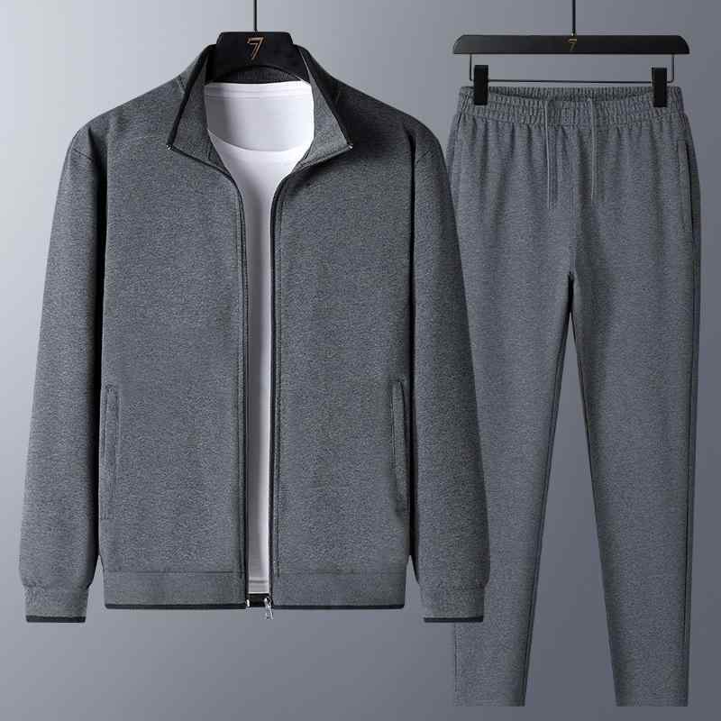 セットアップ メンズ 男性用 紳士服 スポーツウェア 運動着 部屋着 パパ シニア トレーニング ランニングウェア 長袖 長ズボン ポリエステル ブラック 黒 グレー グレー レッド 赤 春秋