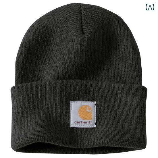 メインライン A 18 ロゴ ニット トゥ ウール 防寒 帽子 冬用 男女兼用 カップル用.カラフルカラー.オシャレシンプルスタイル