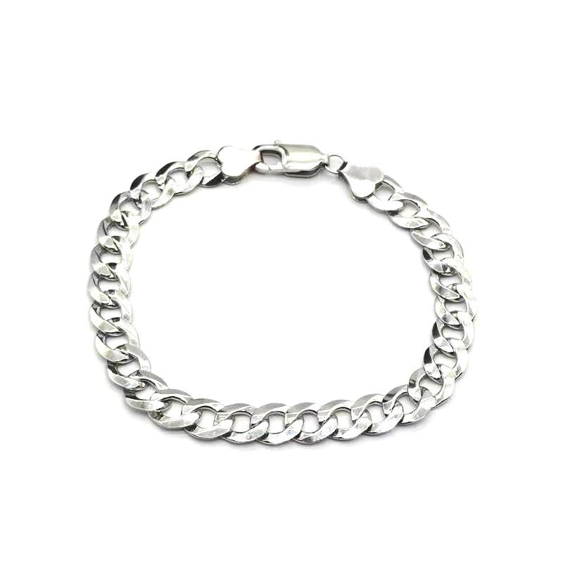 ブレスレット メンズ 男性用 シルバー925 8mm 六角形 喜平 チェーン 個性的 ヒップホップ ジュエリー アクセサリー