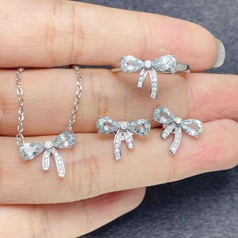 付属品 レディース 925しろがね色 青緑色 仕掛ける (指環 ピアス 首飾り) しろがね色925 灯し火メッキ 水滴 落っこちる 耳あたらしい 甘め 可愛らしい 窈窕たる 窈窕たる 女子らしい(x2)