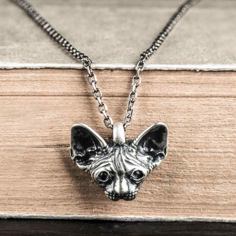 首飾り レディース メンズ しろがね色 付属品 シャンデリヤ 猫 毛の荒物 毛の荒物 主題 925 しろがね色 個人的特徴的  可愛らしい 今めかしい 差し上げ物 差し上げ物