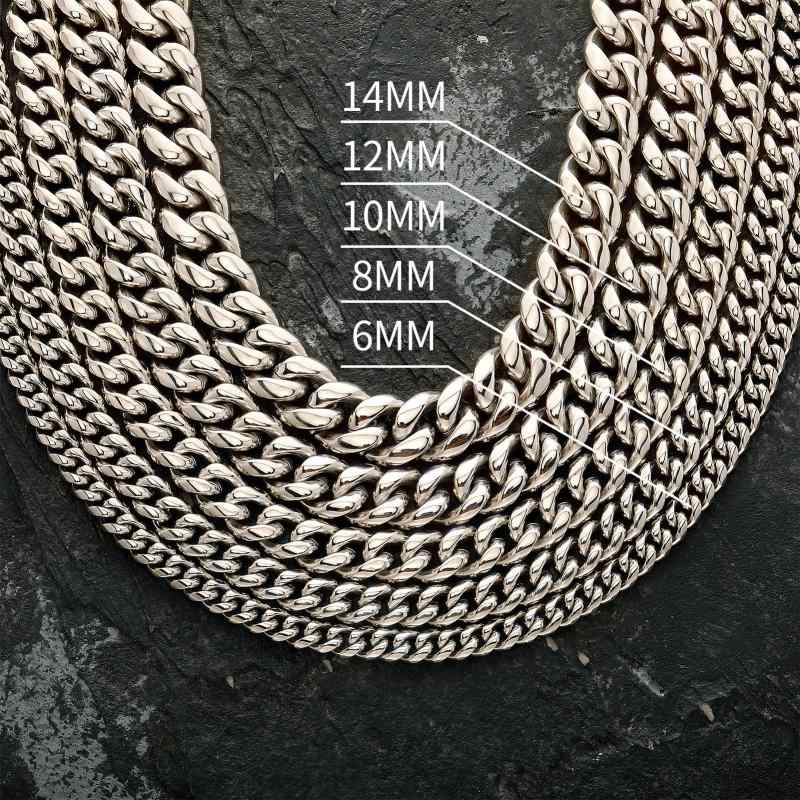 ネックレス メンズ チタン鋼 喜平チェーン チョーカー ステンレス 51cm 6mm 8mm 10mm 12mm 14mm ?? ヒップホップ ストリート ロック パンク アクセサリー アレルギー対応