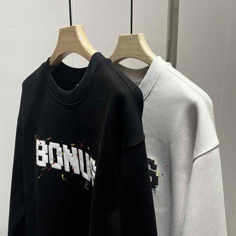 スウェット メンズ 男性用 プルオーバー トップス 長袖 コットン混紡 プリント ラウンドネック トレーナー 春秋 薄手 スポーティー 普段使い ルームウェア 黒 ブラック グレー 4,532円
