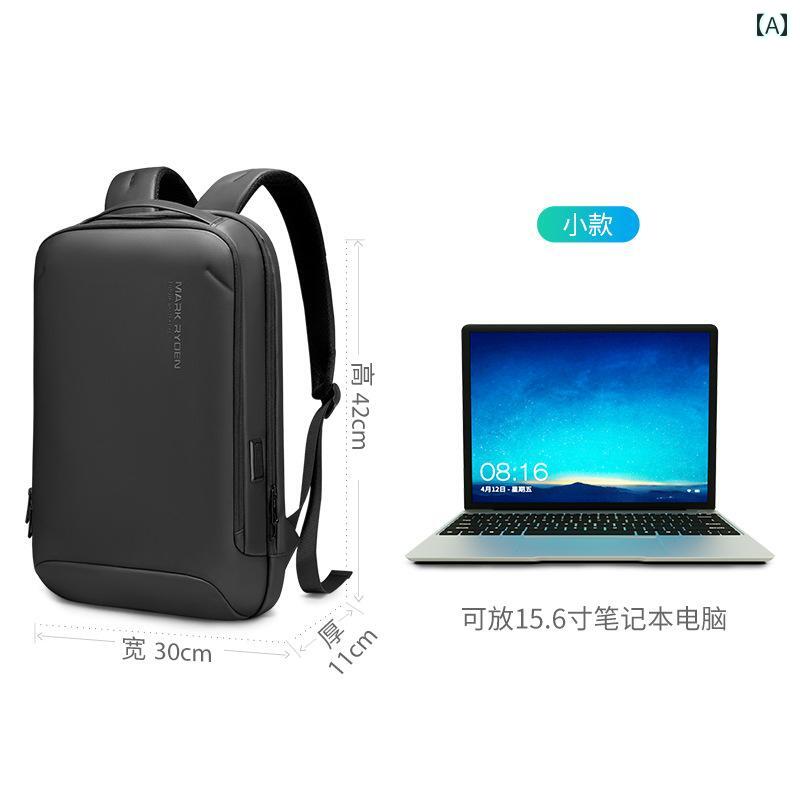 マーク ライデン パソコン バックパック メンズ 薄型 防水 16インチ ラップ トップ.カラフルカラーオシャレシンプルスタイル｜LINEAR shop