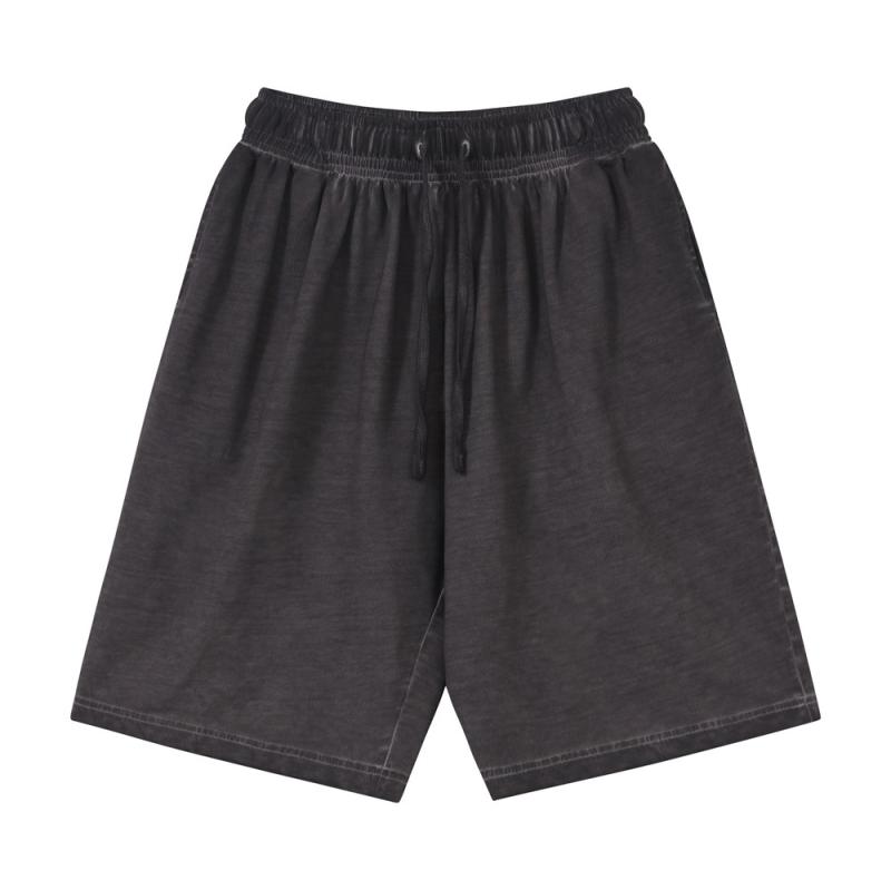 ハーフパンツ 男性用 大寸 ?綿 コットン グラデーションカラー ビンテージ ユーズド加工 ウォッシュ加工 リラックスフィット 5分丈パンツ 普段使い 春夏 秋冬
