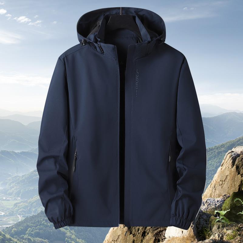 マウンテンパーカー メンズ レディース 薄手 撥水 防風 ジャケット 春秋 アウトドア 登山 釣り キャンプ ウェア 男性用 女性用 ブラック 黒 グレー ネイビー ブルー レッド ピンク パープル グリーン M L XL 2XL 3XL 4XL 5XL