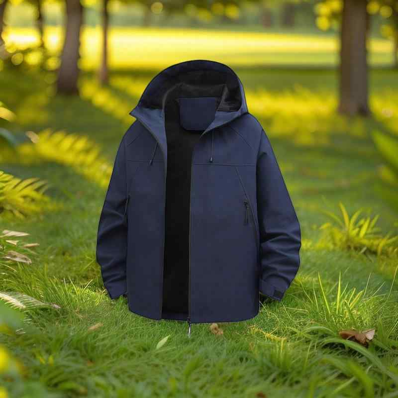 マウンテンパーカー メンズ レディース 薄手 防水 防風 ジャケット アウトドア 登山 秋冬 春夏 ブラック