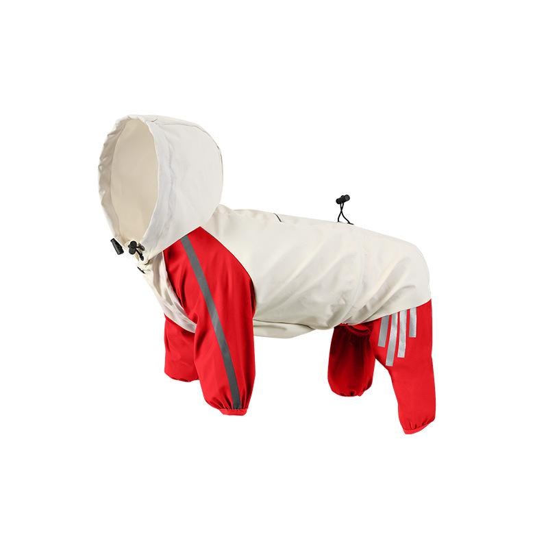 ペット用品 犬 服 レインコート 秋冬 防寒 防風 小型犬 衝鋒衣 リフレクター付き カジュアル