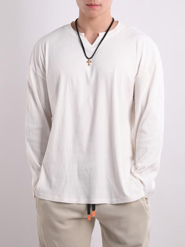 Tシャツ 男性用 コットン スポーツウェア 長袖 秋冬 スリム 通気性 トレーニング アンダーシャツ 白 黒 ピンク系 グレー