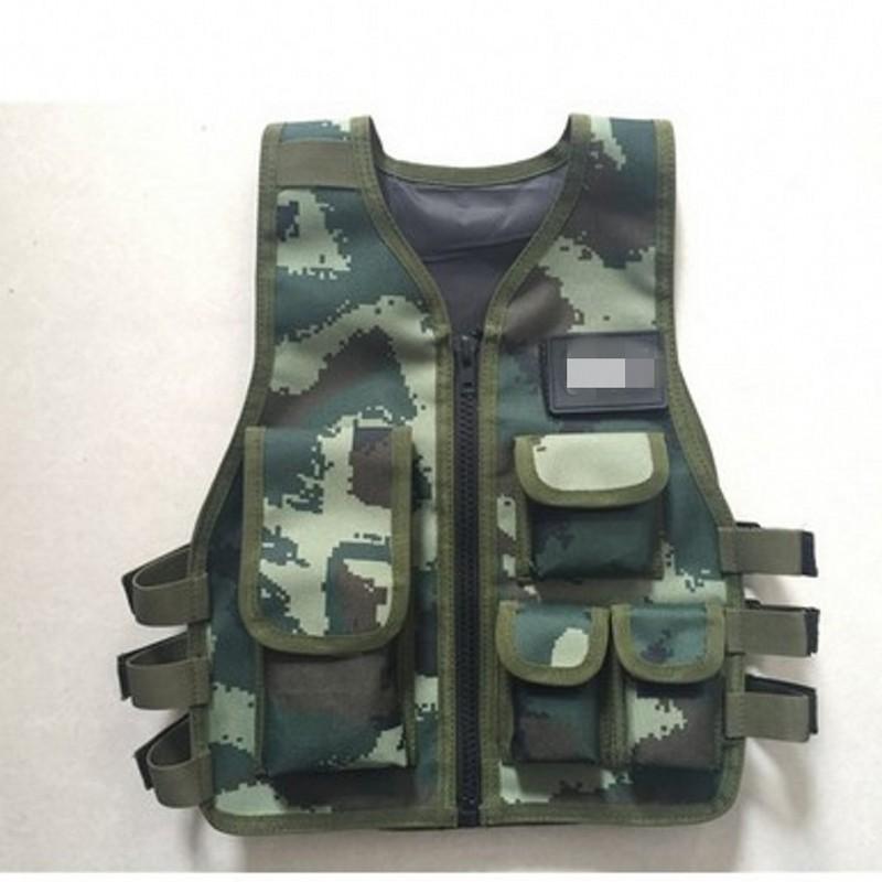 キッズ 迷彩柄 サバイバルゲーム ベスト 戦闘服 タクティカル ミリタリー アウトドア キャンプ 釣り 登山 通気性 耐摩耗性 男の子 女の子1