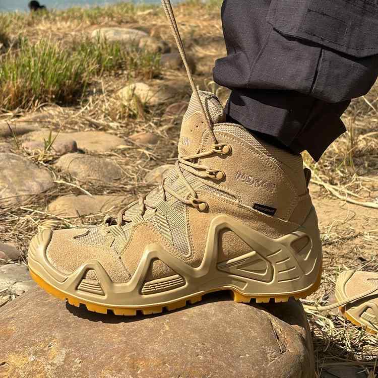 登山靴 メンズ 男性用 防水 耐摩耗 釣り トレッキングシューズ アウトドア ミリタリーブーツ 登山 徒? 山歩き