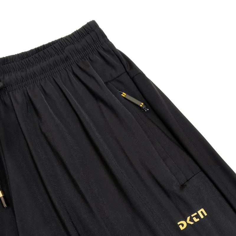 ハーフパンツ 男性用 接触冷感 スポーツ 7分丈パンツ イージーパンツ 接触冷感 超伸縮 ブラック