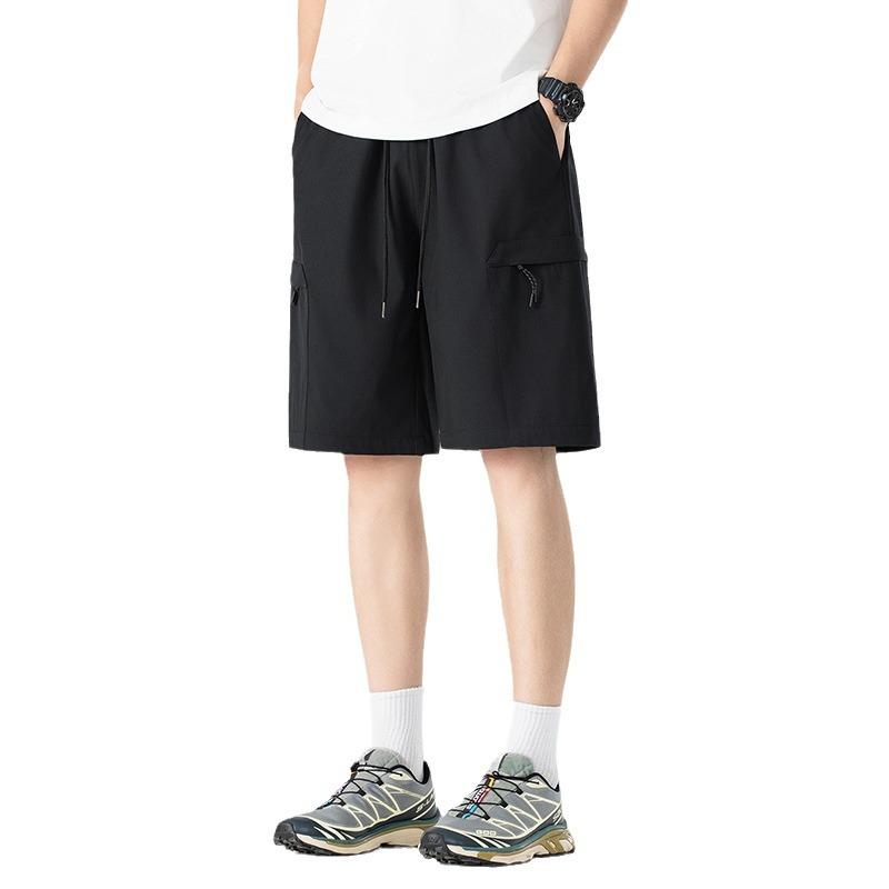 パンツ メンズ 男性用 ハーフパンツ 5分丈 アウトドア 登山 耐摩耗 防水 撥水 ゆったり 普段使い スポーツ 運動着 部屋着 ブラック カーキ グリーン ポリエステル