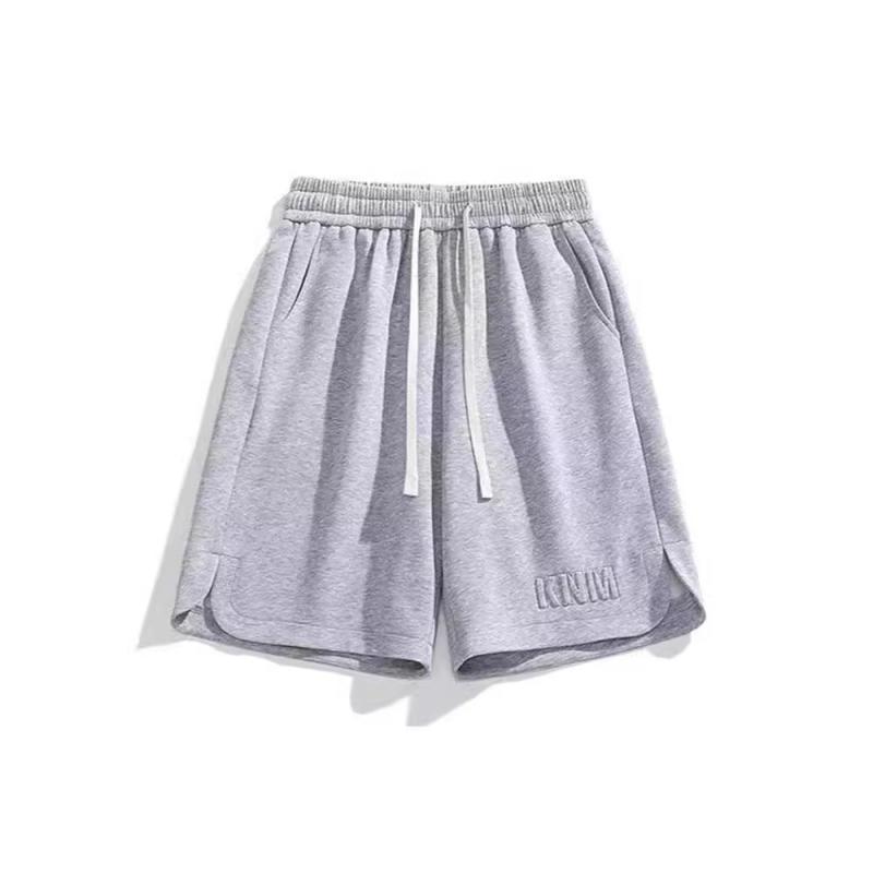 ハーフパンツ 男性用 学生 直筒パンツ 運動着 ルームウェア 普段使い ポリエステル 混紡 深灰 杏色 黒 麻色 M L XL 2XL 3XL 4XL ストリート 春夏