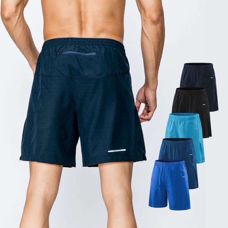ショートパンツ 男性用 ランニング トレーニング スポーツ ウェア 速乾性 ハーフパンツ 5分丈 ルーズ フィット スマホ ポケット付き 普段使い 部屋着 アウトドア1