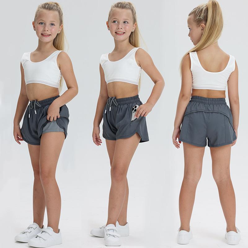 キッズ スポーツ ショートパンツ 女の子 高伸縮性 速乾 4分丈 子供服 ランニングパンツ 吸湿性 通気性 ヨガ 運動 普段使い 春夏1