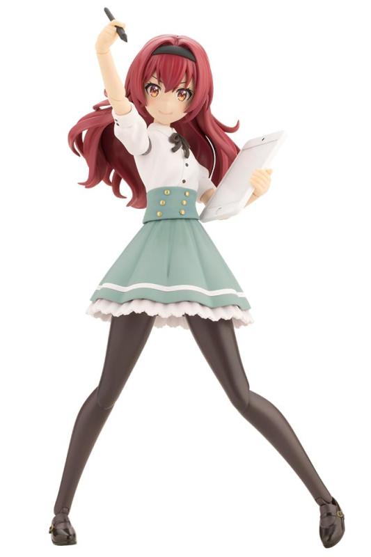 【中古】壽屋(KOTOBUKIYA) 創彩少女庭園 小石川 エマ【聖アイリス女学園高等部・夏服】 全高約140mm 1/10スケール プラモデル
