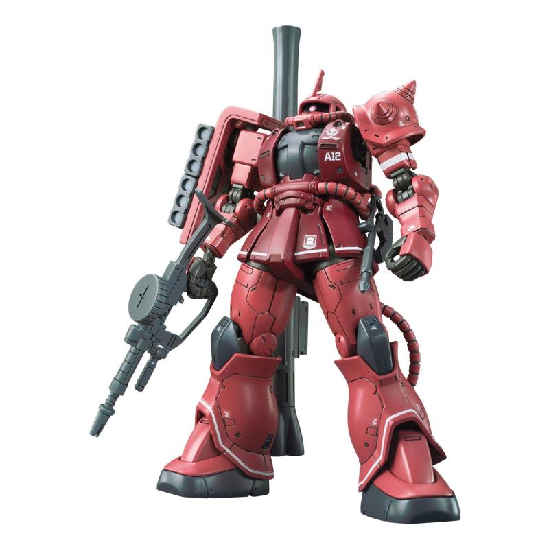 【中古】HG 機動戦士ガンダム THE ORIGIN シャア専用ザクII 赤い彗星Ver. 1/144スケール 色分け済みプラモデル