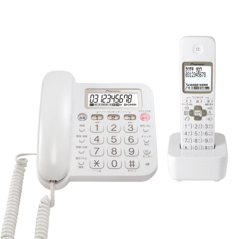 【中古】Pioneer デジタルコードレス電話 子機付き添い人 TF-SA15