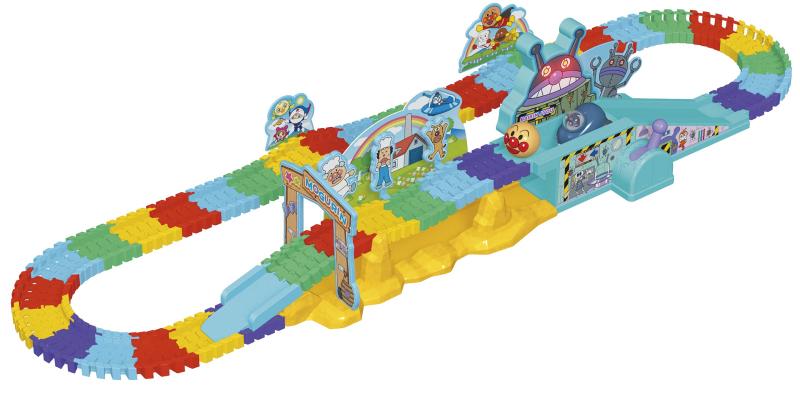【中古】ジョイパレット(JOYPALETTE) アンパンマン すすめもぐりん もぐって冒険 くねくねロード