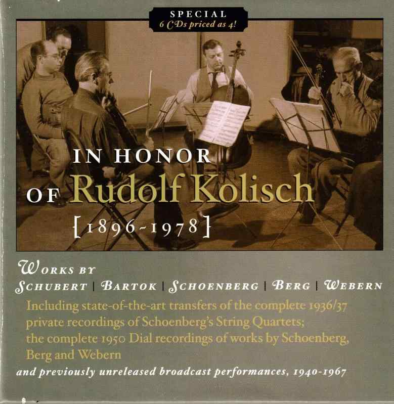 【中古】In Honor of Rudolf Kolisch