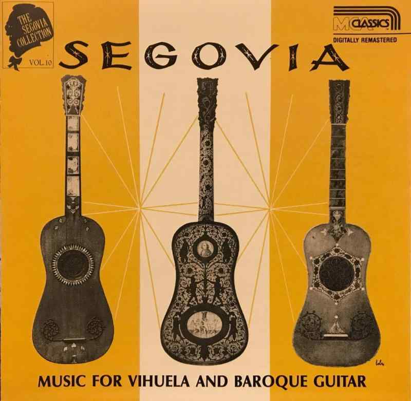 【中古】ビウエラとバロック・ギターのための作品集/セゴビア・コレクション第10集｜LINEAR shop