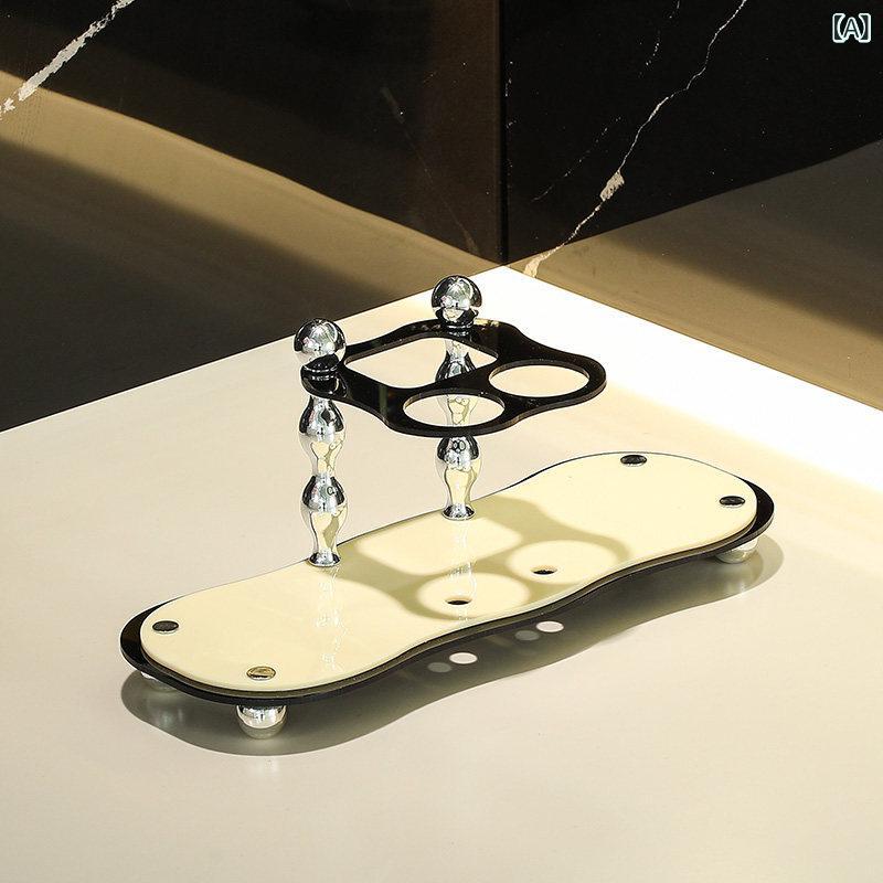 豪華 クラウド 歯 カップ ブラシ ラック 洗面 台 電動 収納 卓上 マウスウォッシュ 上品なの雲模様の歯ブラシカップホルダー.歯ブラシスタンド