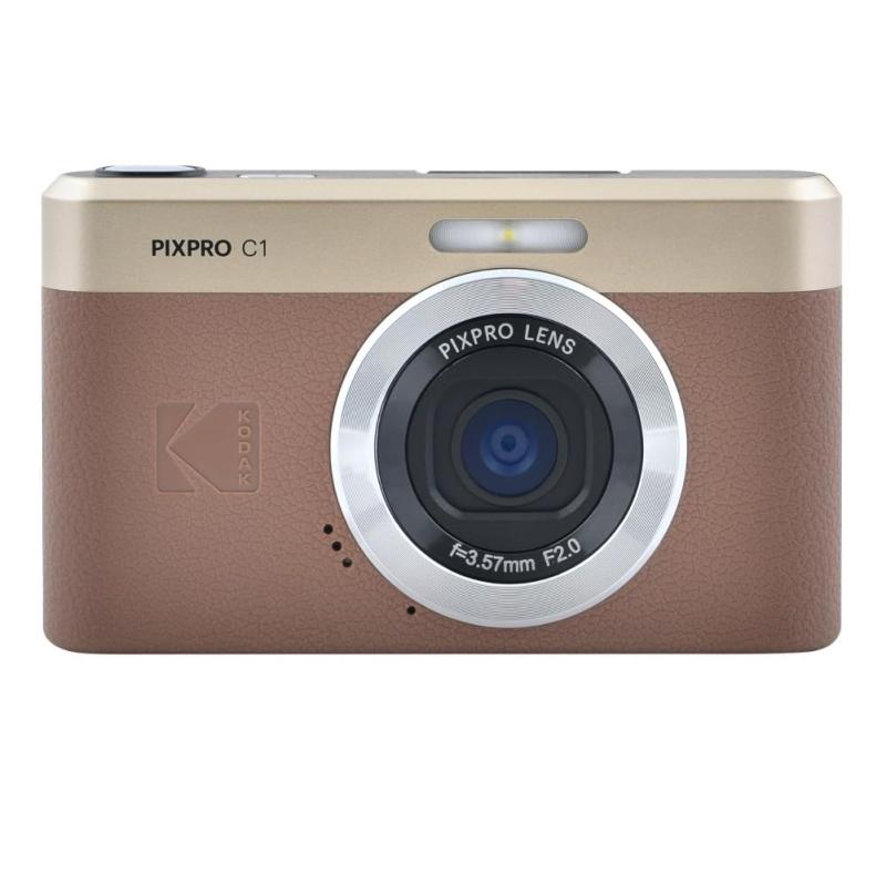 【中古】KODAK Pixpro C1 ? 超コンパクトデジタルカメラ| 13MP BSI CMOS、4倍望遠レンズ、2.8inLCD映写幕、LED閃光電球 ? Marron
