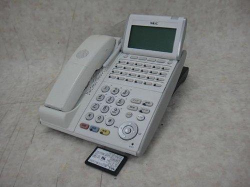 【中古】DTL-24BT-1D(WH) 電話機 NEC Aspire X 長い巻き毛コードレス 商行為電話機