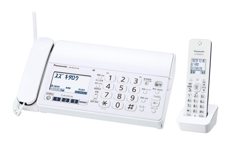【中古】パナソニック デジタルコードレスFAX 1.9GHz DECT標準尺度遣りくち 白いこと