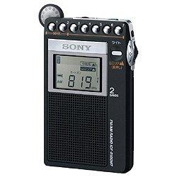 【中古】SONY FM/AM PLLシンセサイザーラジオ受信機 山ラジオ受信機 R100MT ICF-R100MT