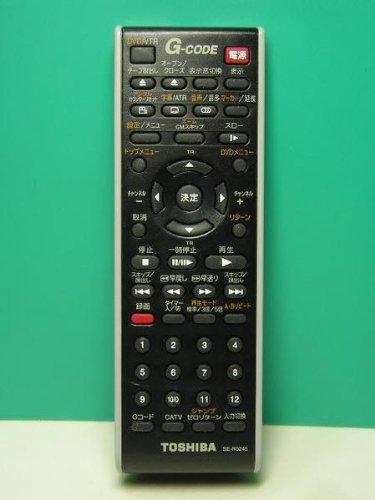 【中古】東芝 ヴィデオディスク遠隔操作 SE-R0245