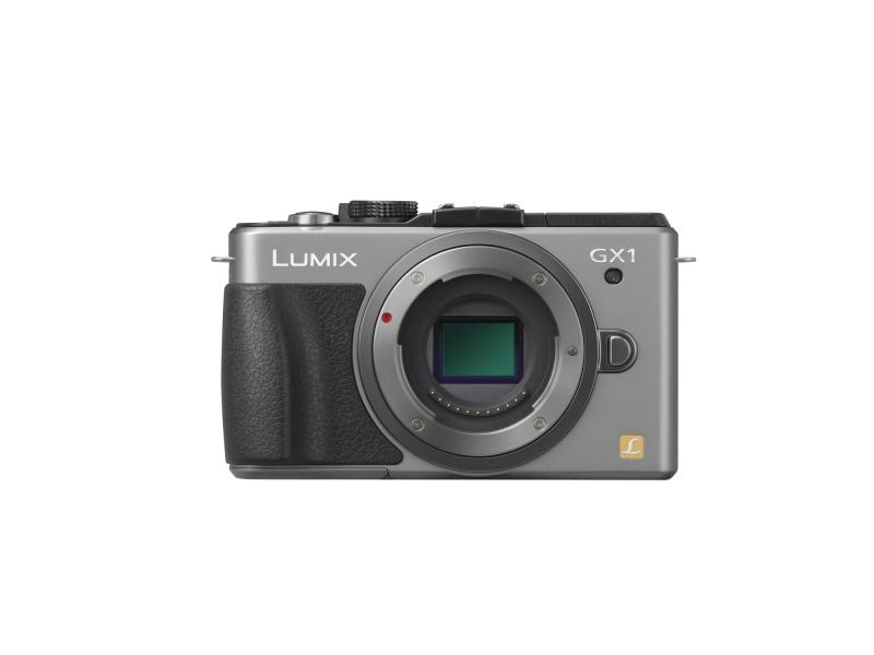 【中古】パナソニック 鏡鑑受け答え一眼写真機 ルミックス 1600万絵素 Live MOS検出器積み上げる DMC-GX1