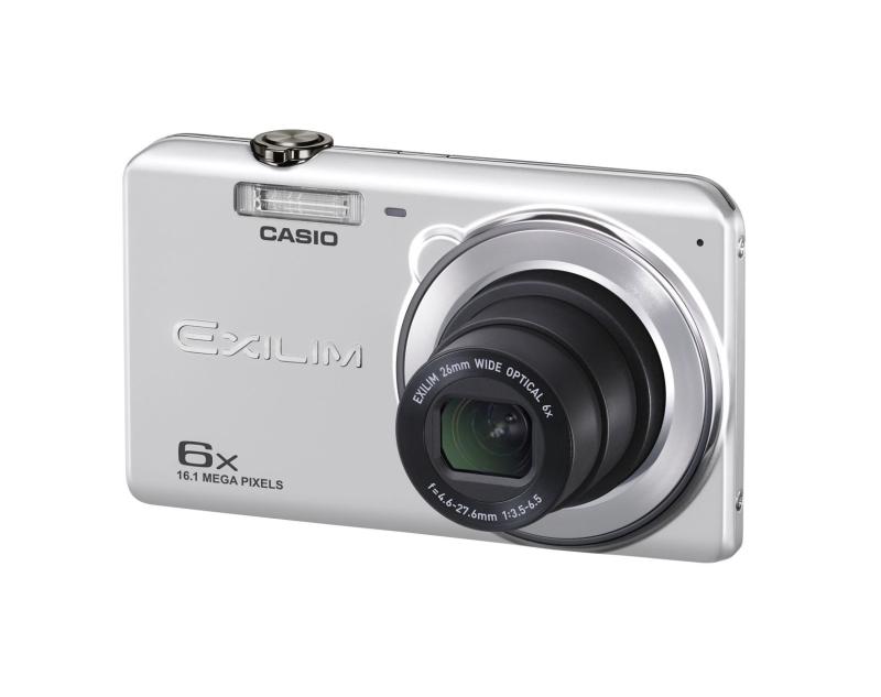 【中古】CASIO デジタル写真機 EXILIM EX-ZS27SR 広角26粍 光学6倍望遠レンズ 割り増し金オート 1610万絵素