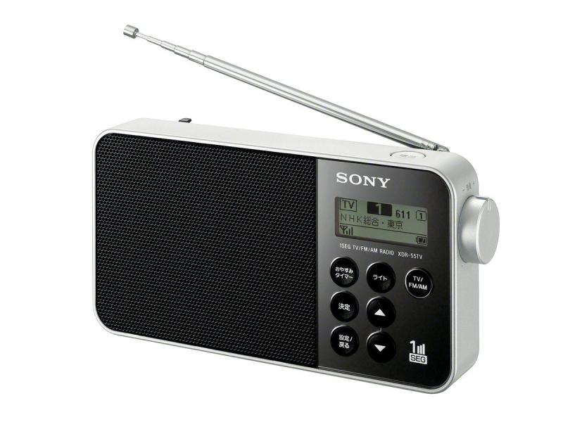 【中古】ソニー ワンセグTV音吐/FMステレオ/AMラジオ受信機 XDR-55TV