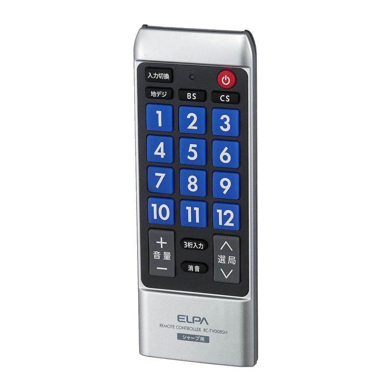【中古】ELPA エルパ テレビ受像機遠隔操作