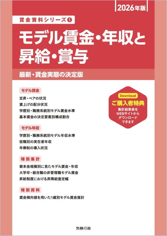【中古】2026年版 模範例賃銭・年収と昇給・賞与金(賃銭書きもの続きもの１)