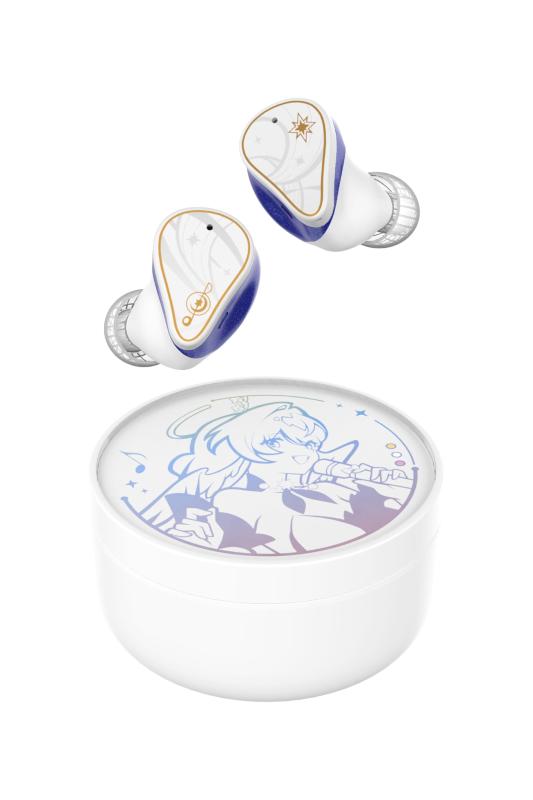 水月雨 MOONDROP x くずれ落ちる：スターレイル Robin\u0027s Earphones 無線電話 イヤ電話機 カナル型 ロビン特別音吐お引き回し【日本】Bluetooth 5.4 / ANC相応う/変わり種１番ウッド(DD+Planar) / LD